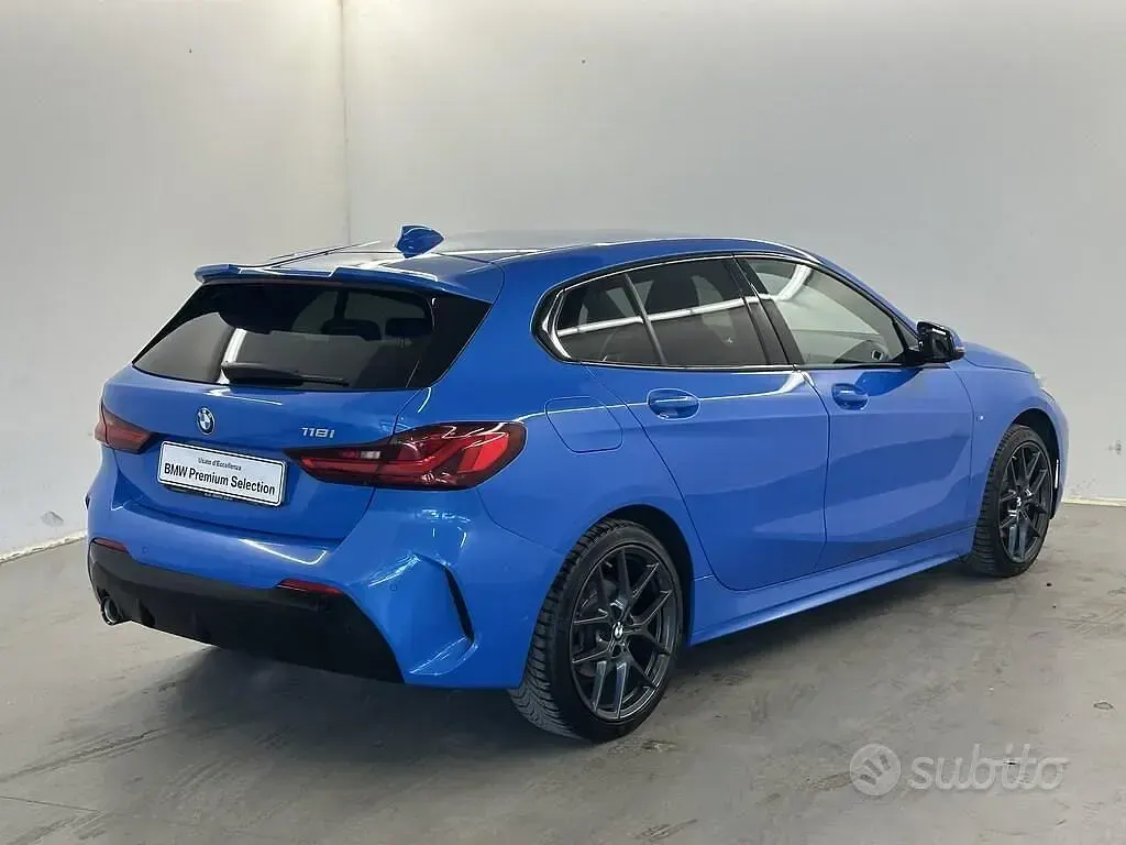Usata BMW 118 M Sport 136 CV (100 kW) 2022 Blu Utilitaria