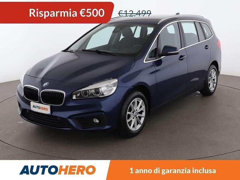 Blu/azzurro Usata 2016 BMW 218 Gran Tourer Advantage Monovolume | 11.999 € (Buon prezzo) - Immagine 1/3