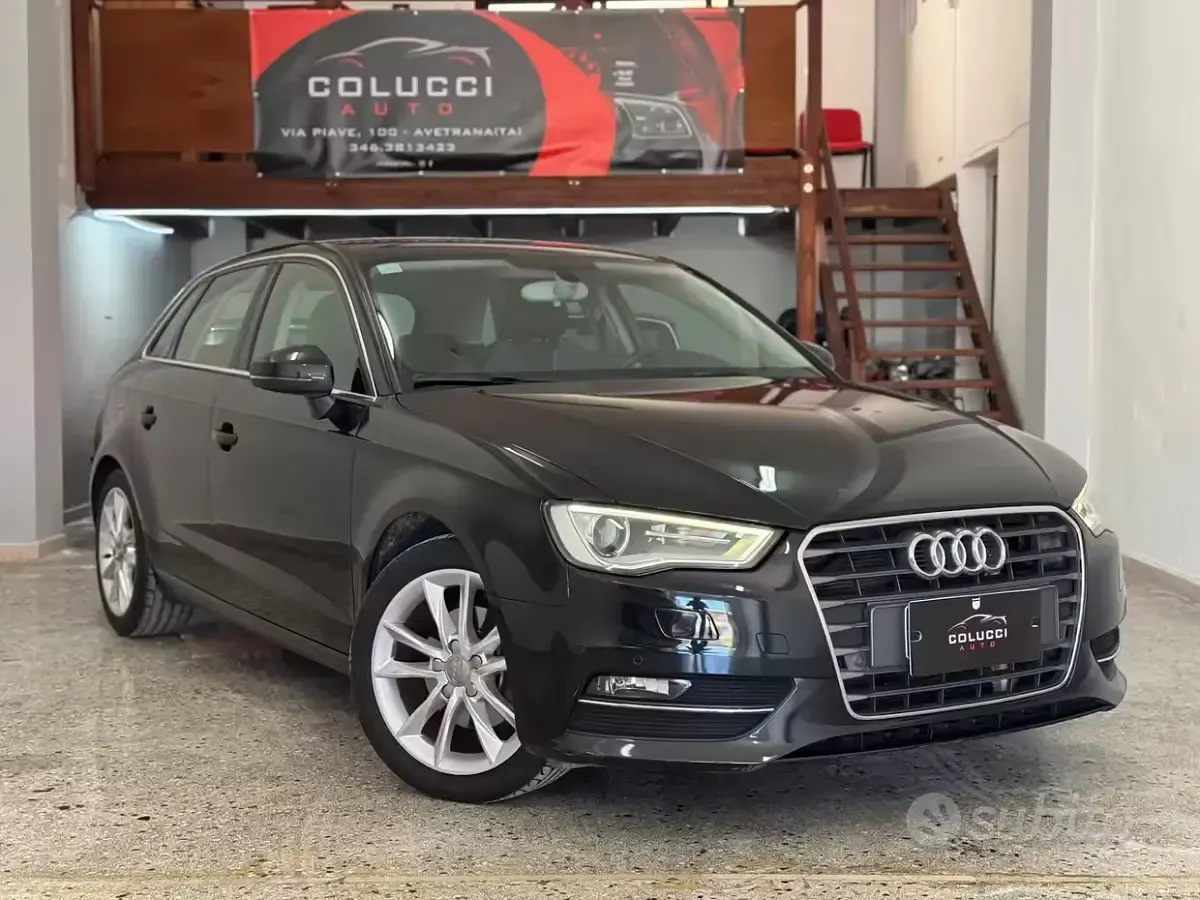 Usata Audi A3 Ambition 150 CV (110 kW) 2013 Nero Berlina