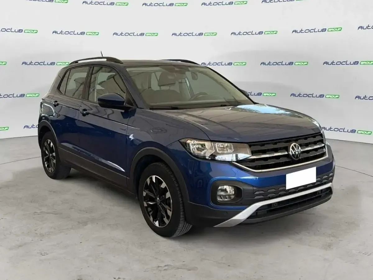 Usata VW T-Cross Style 95 CV (69 kW) 2022 Blu SUV