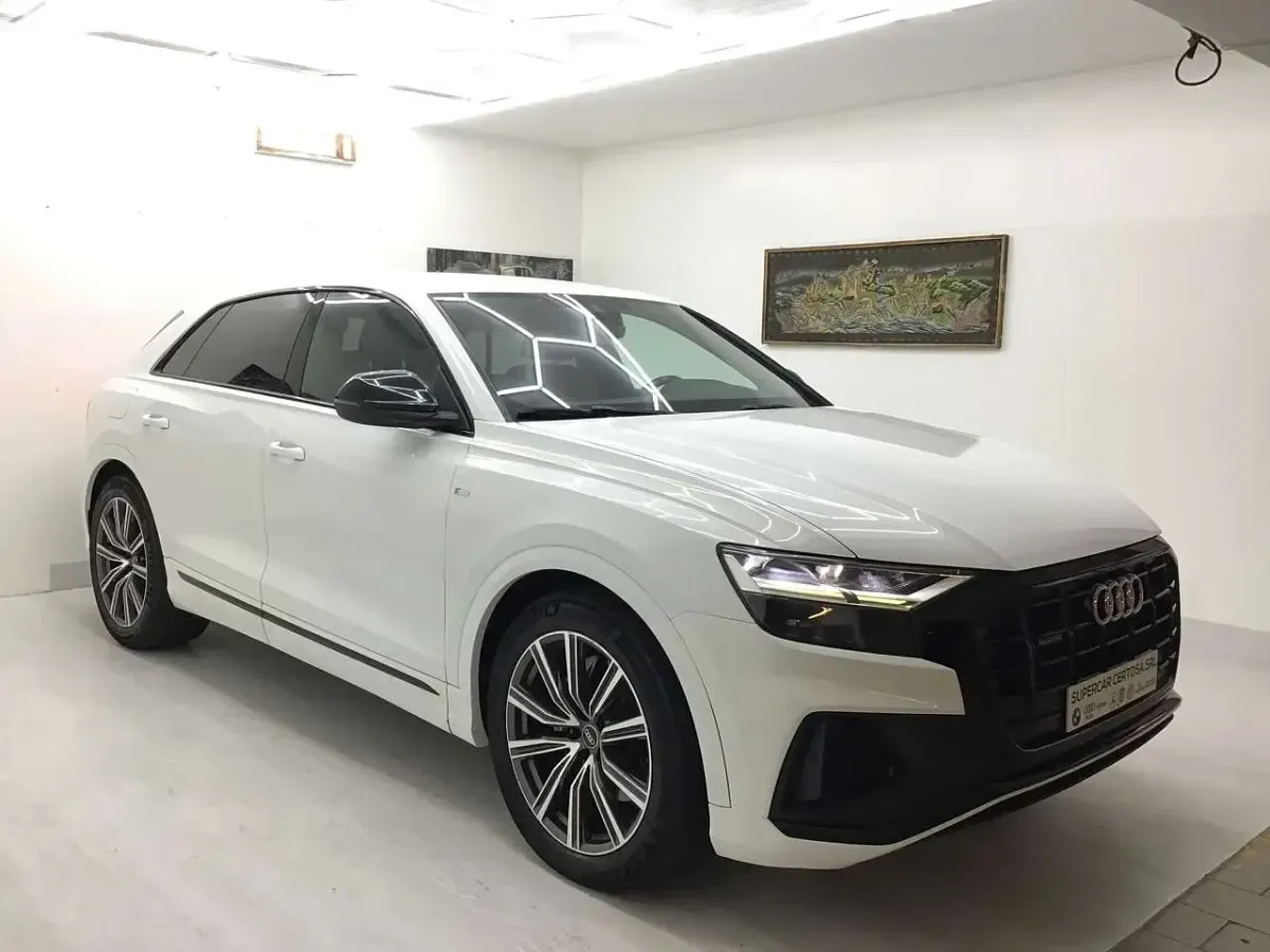Usata Audi Q8 S-Line 286 CV (210 kW) 2022 Bianco SUV