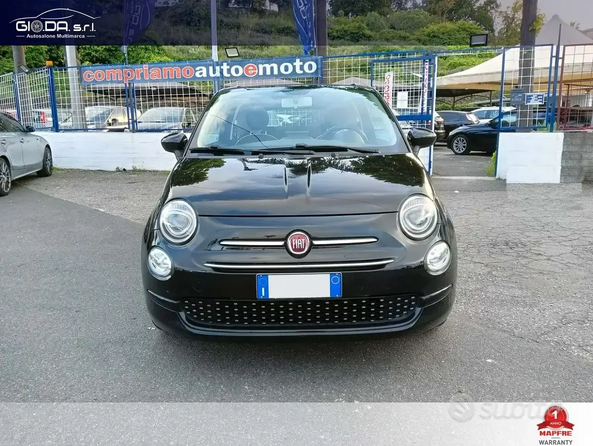 Usado Fiat 500C Dolcevita 69 CV (50 kW) 2019 Negro Descapotable