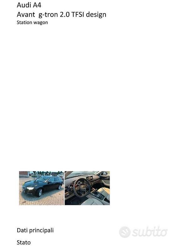 Usata Audi A4 Design 2018 Nero Station wagon