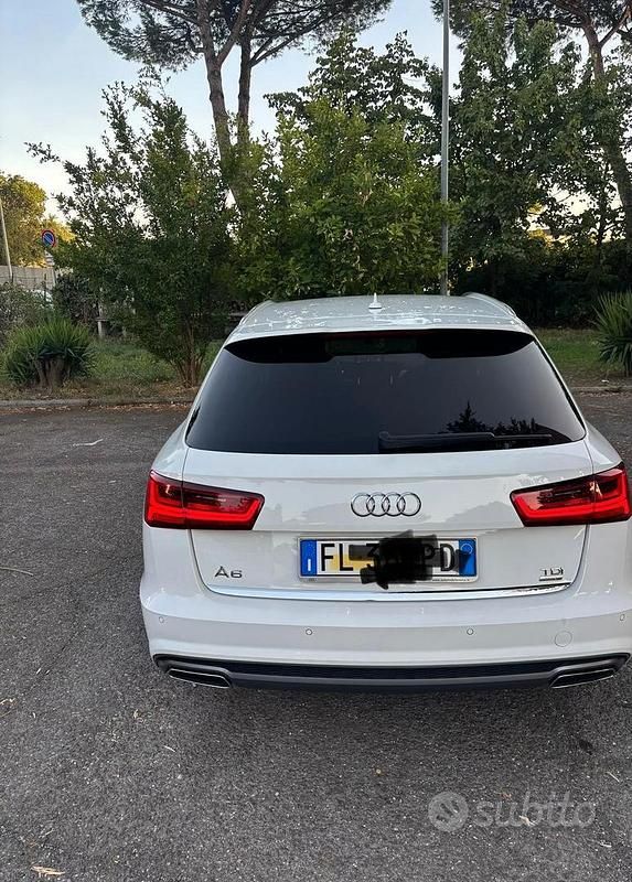 Usata Audi A6 S-Line 190 CV (139 kW) 2018 Bianco Station wagon