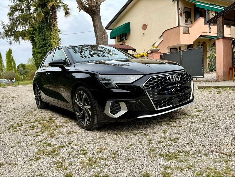 Usata Audi A3 150 CV (110 kW) 2022 Nero Berlina