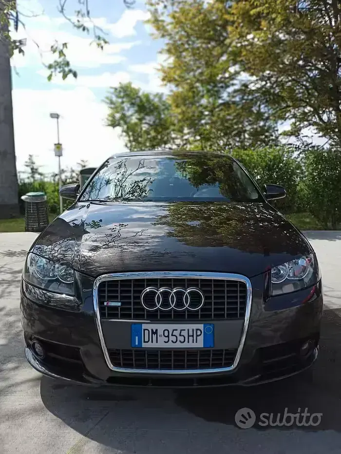 Usata Audi A3 S-Line 140 CV (102 kW) 2008 Nero Utilitaria