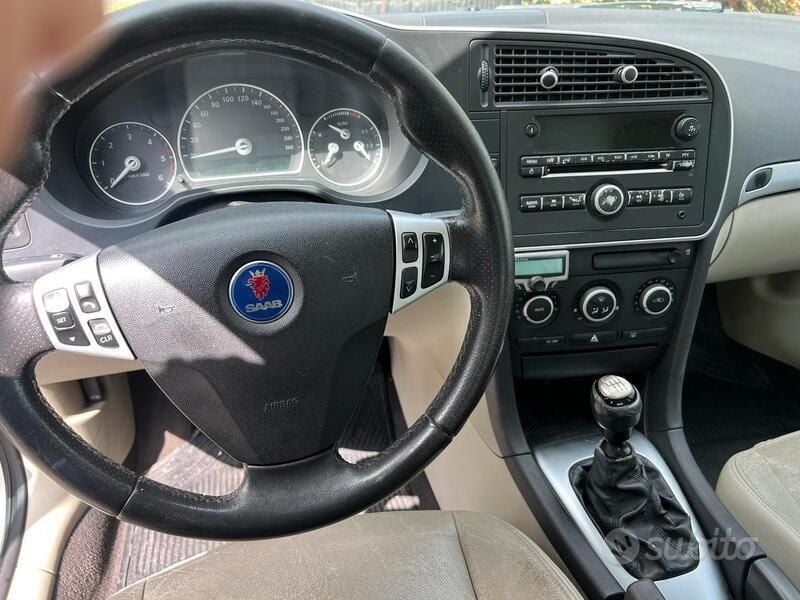 Usata Saab 9-3 Vector 180 CV (132 kW) 2009 Bianco Berlina
