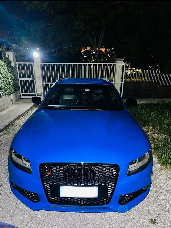 Usata Audi A4 S-Line 136 CV (100 kW) 2013 Blu Station wagon