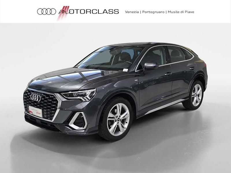 Grigio metallizzato scuro Usata 2023 Audi Q3 Sportback S-Line SUV | 38.700 € (Buon prezzo) - Immagine 1/4