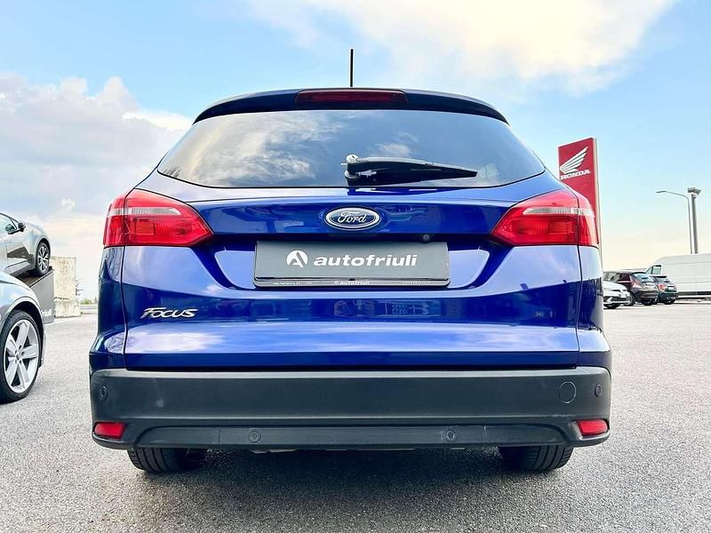 Usata Ford Focus Titanium 120 CV (88 kW) 2018 Ocean blue Station wagon
