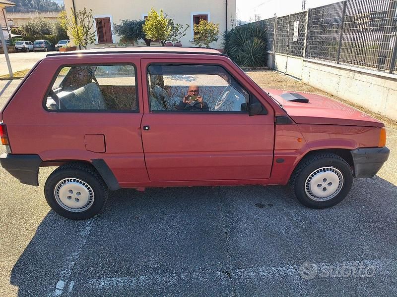 Usata Fiat Panda 2003 Rosso Utilitaria