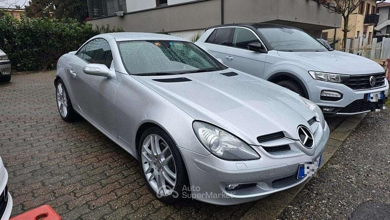 Usata Mercedes SLK200 Chrome 184 CV (135 kW) 2009 Antracite Cabrio