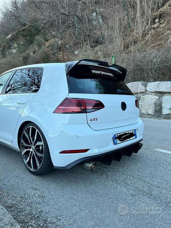 Usata VW Golf VII GTI 245 CV (180 kW) 2018 Bianco Berlina
