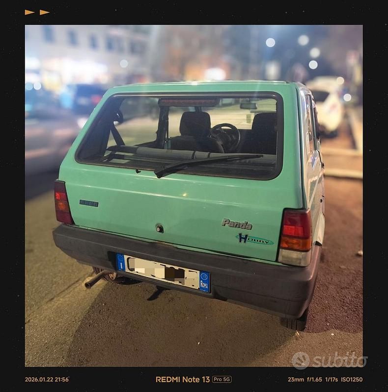 Usata Fiat Panda 54 CV (39 kW) 2003 Verde Utilitaria