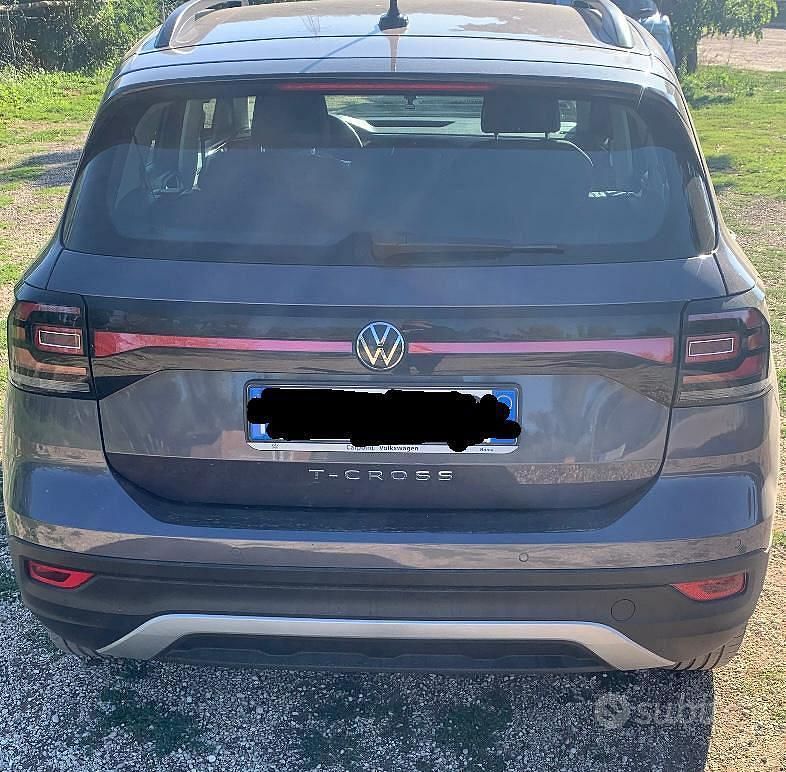 Usata VW T-Cross Style 110 CV (80 kW) 2023 Grigio SUV