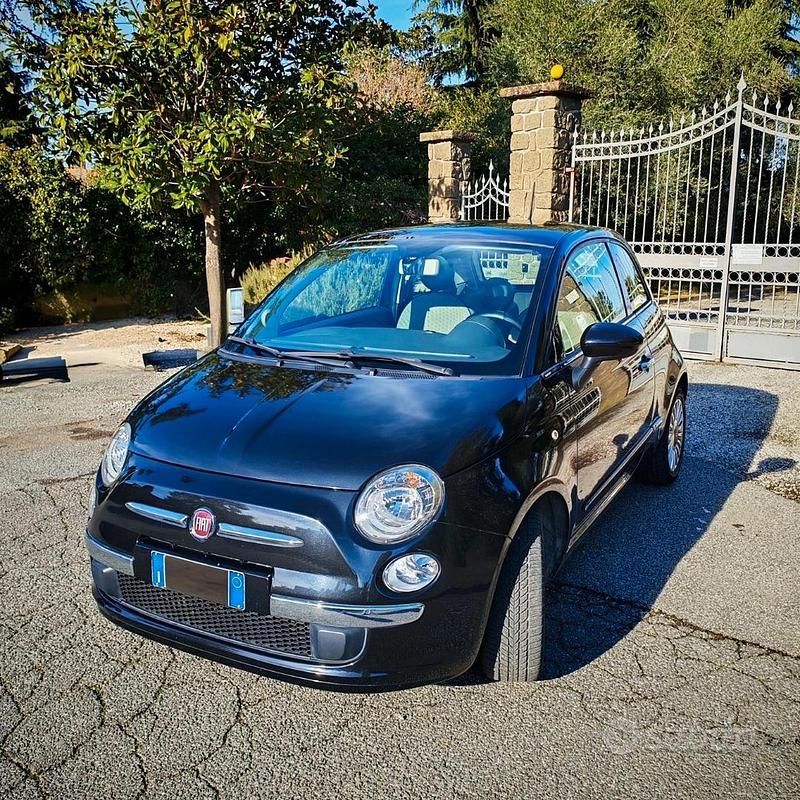 Usata Fiat 500 Lounge 69 CV (50 kW) 2014 Nero Utilitaria