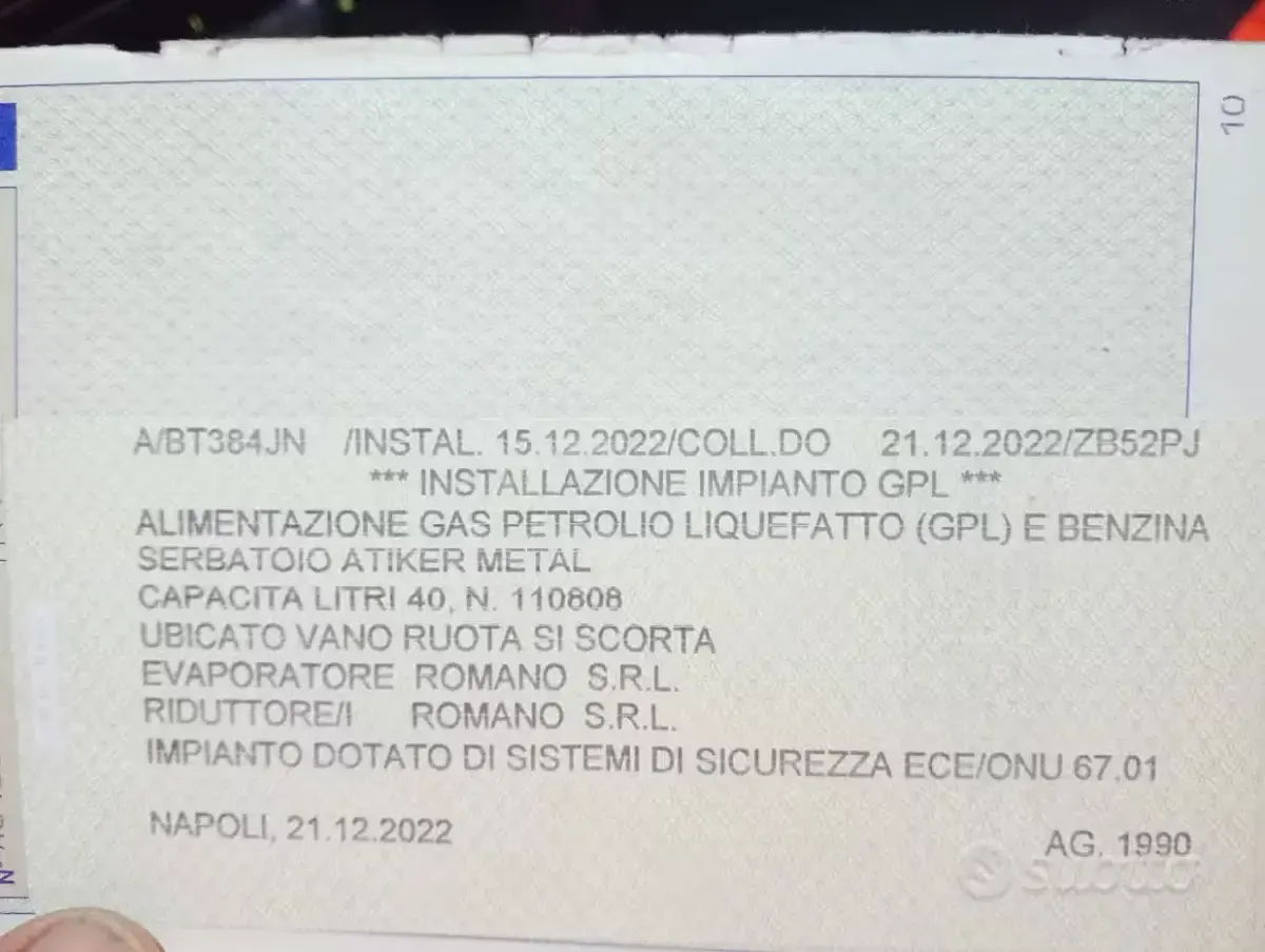 Usata Lancia Ypsilon 60 CV (44 kW) 2001 Grigio Utilitaria