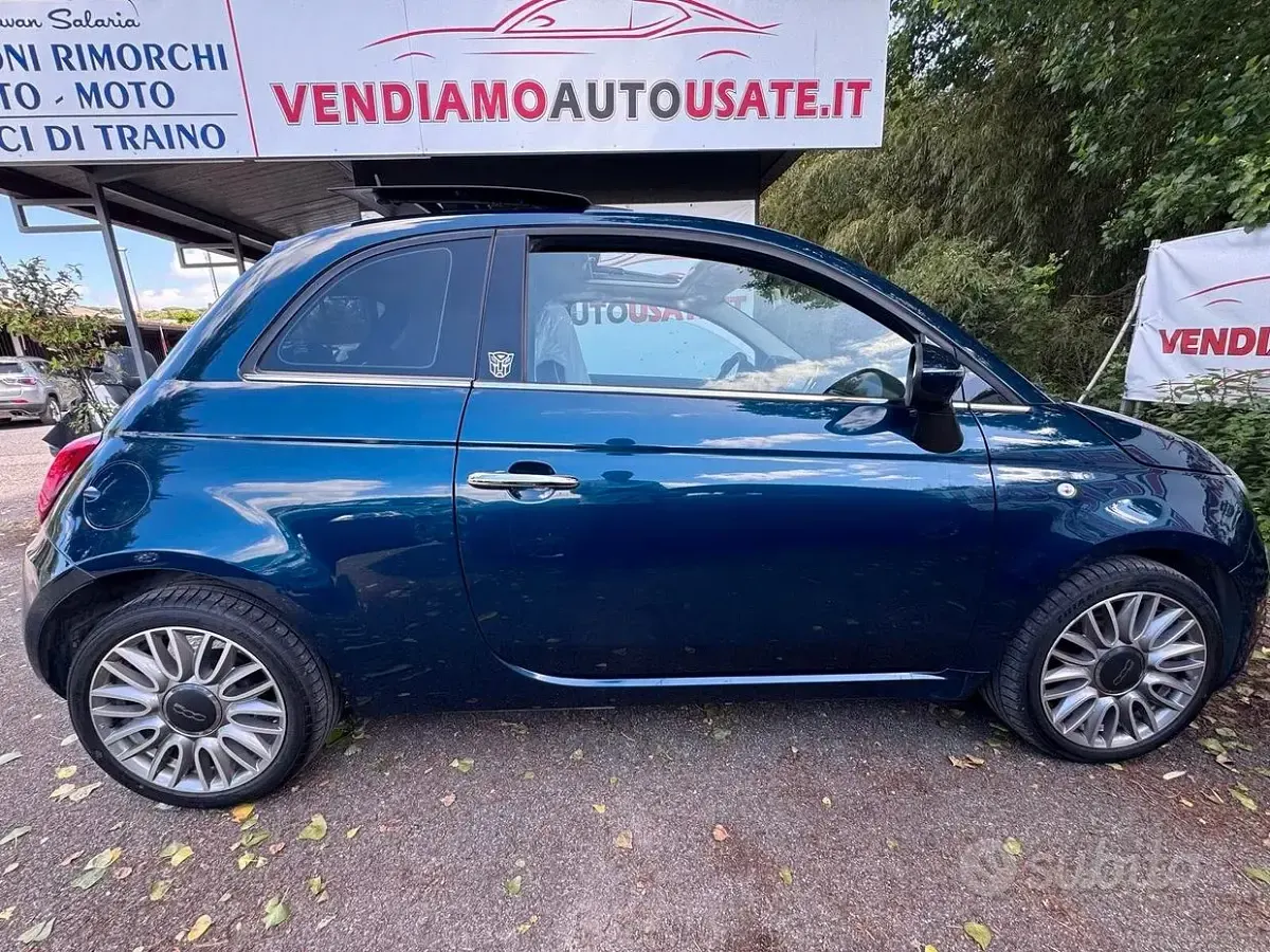 Usata Fiat 500 Mirror 95 CV (69 kW) 2018 Blu Berlina