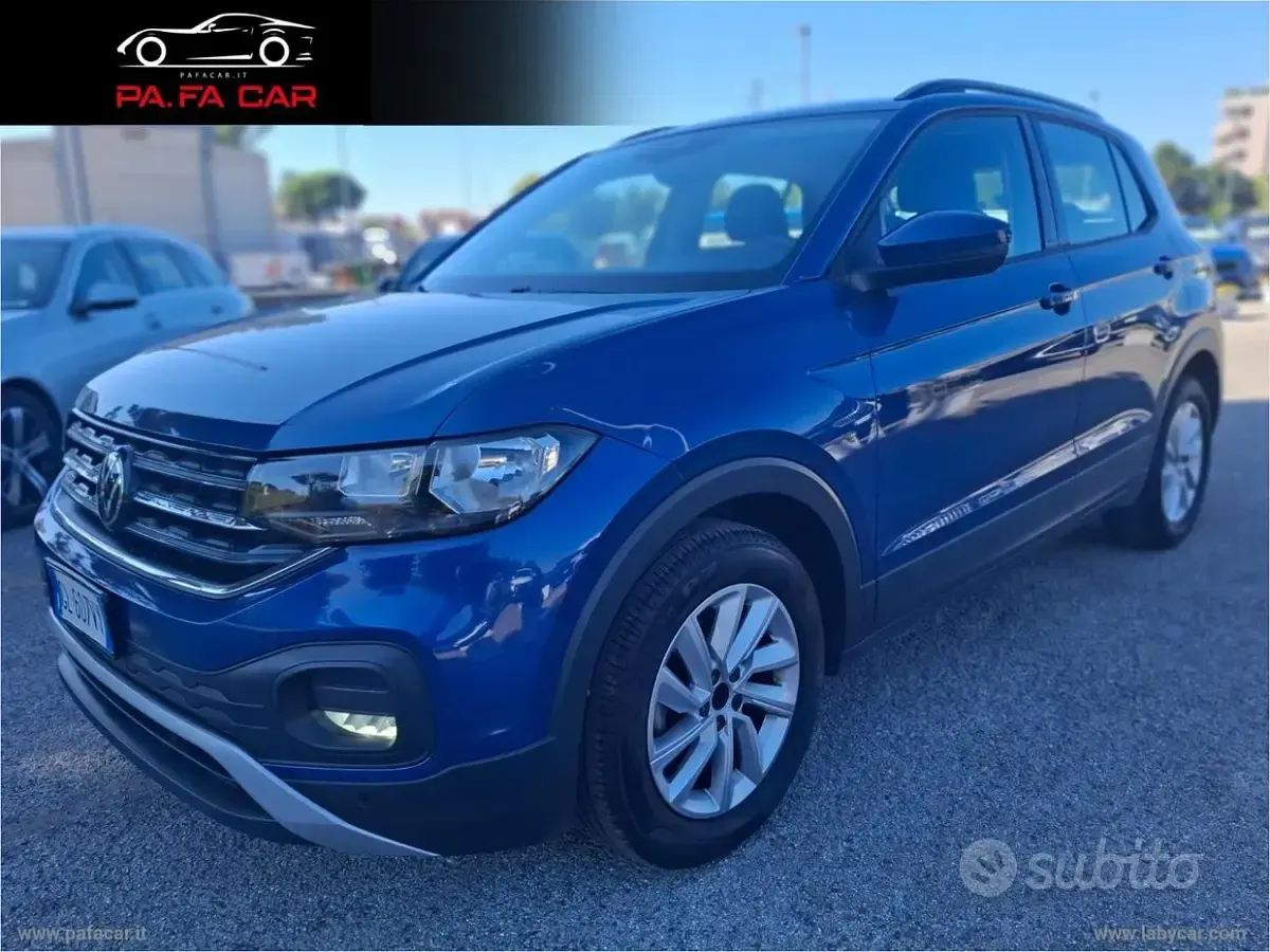 Usata VW T-Cross Advance 116 CV (85 kW) 2022 Blu SUV