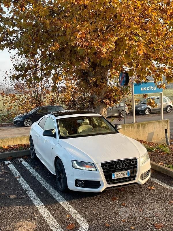 Usata Audi A5 S-Line 2009 Bianco Coupé