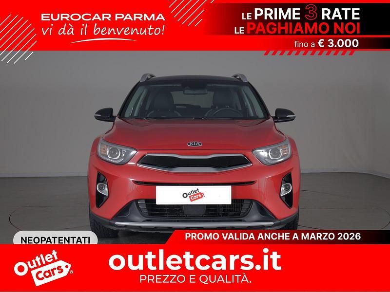 Usata Kia Stonic Style 101 CV (74 kW) 2019 Rosso SUV