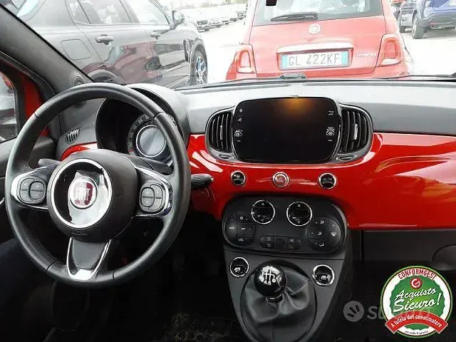 Usata Fiat 500 Club 70 CV (51 kW) 2022 Rosso Utilitaria