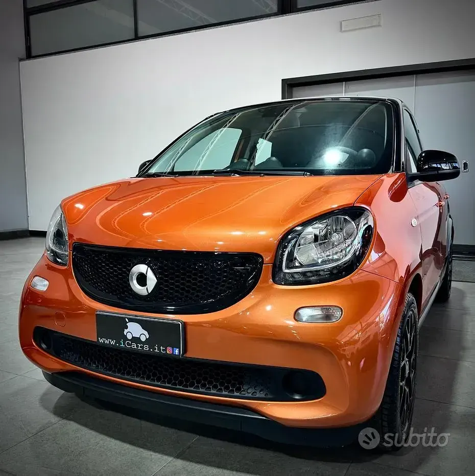 Usata Smart ForFour Passion 90 CV (66 kW) 2018 Arancione Utilitaria