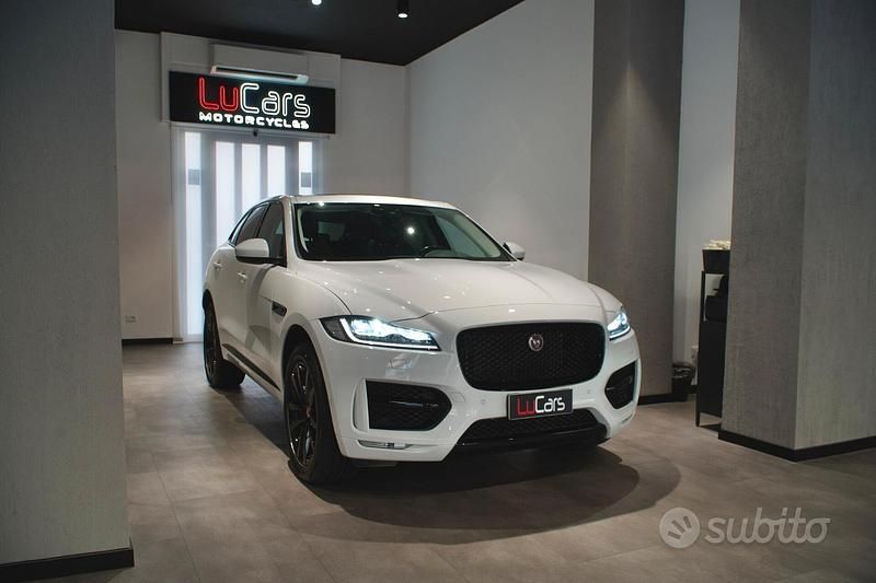 Usata Jaguar F-Pace R-Sport 250 CV (183 kW) 2020 Bianco SUV