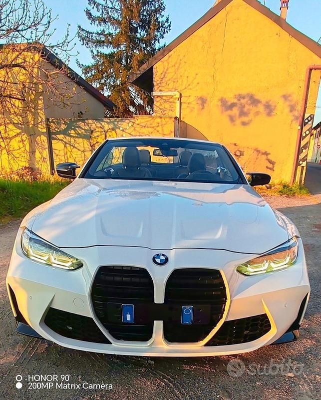 Usata BMW M4 Cabriolet Efficient Dynamics 184 CV (135 kW) 2021 Bianco Cabrio