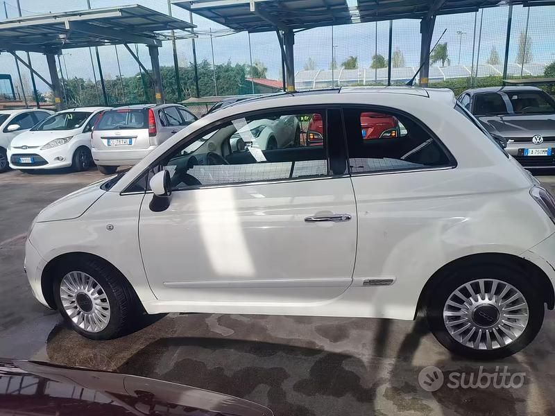 Usata Fiat 500 Lounge 69 CV (50 kW) 2010 Bianco Berlina