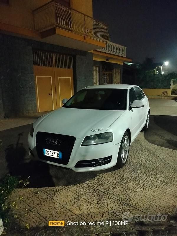 Usata Audi A3 140 CV (102 kW) 2008 Bianco Utilitaria