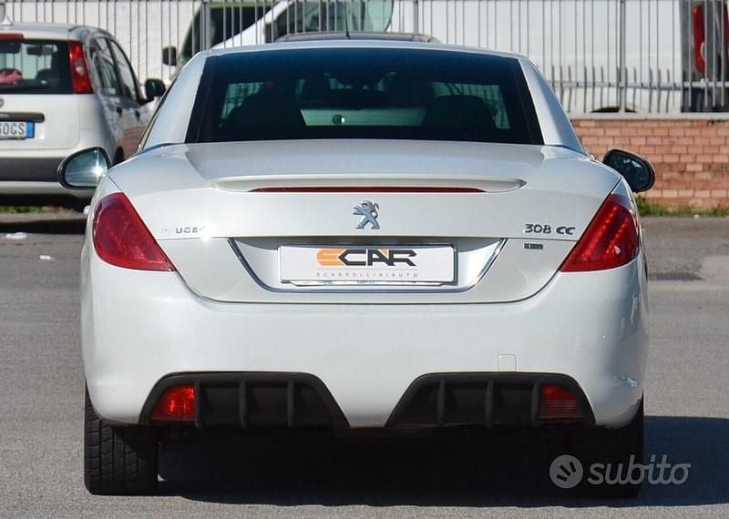 Usata Peugeot 308 CC Allure 112 CV (82 kW) 2012 Bianco Cabrio