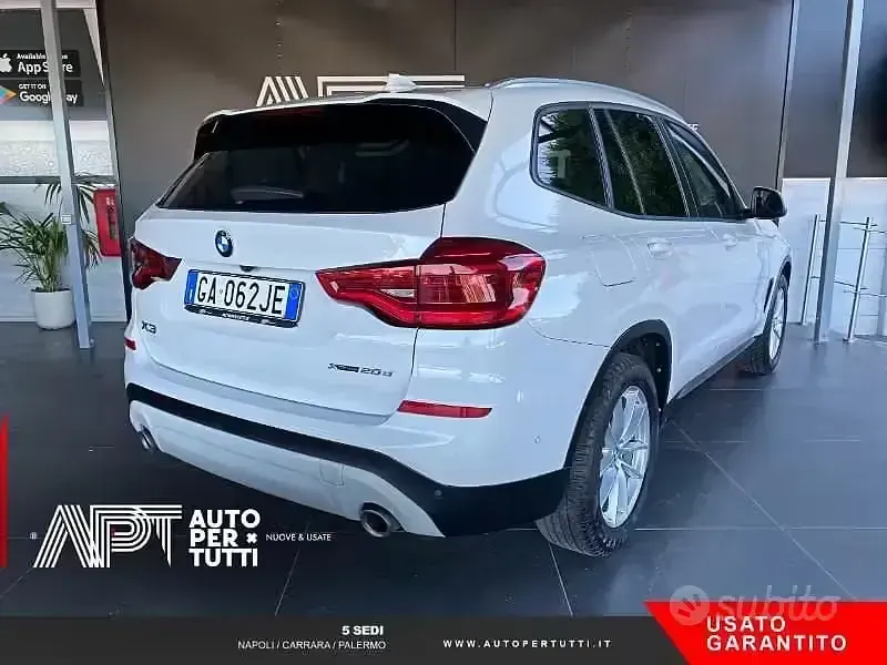 Usata BMW X3 Advantage 190 CV (139 kW) 2020 Bianco SUV