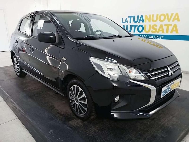Usata Mitsubishi Space Star Invite 71 CV (52 kW) 2022 Nero metallizzato Berlina