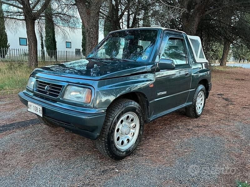 Usata Suzuki Vitara 74 CV (54 kW) 1989 Verde Cabrio