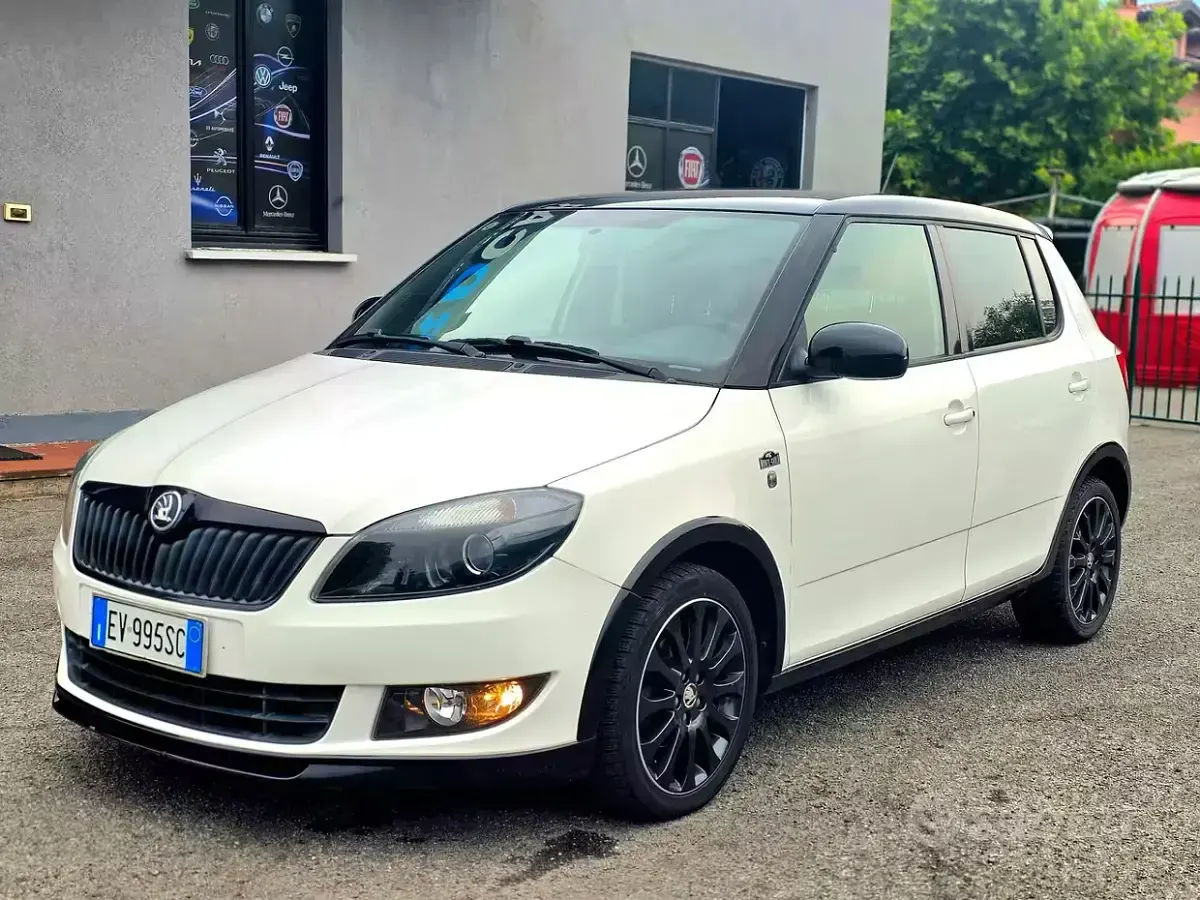 Usata Skoda Fabia Monte Carlo 75 CV (55 kW) 2014 Bianco Berlina