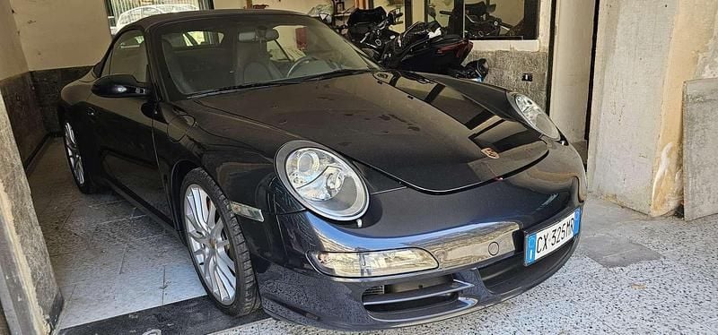 Usata Porsche 997 355 CV (261 kW) 2005 Blu/azzurro Cabrio