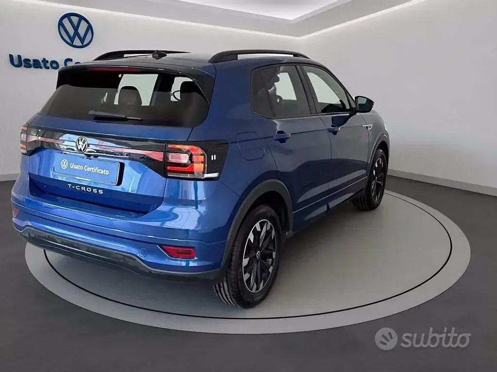 Usata VW T-Cross Sportline 110 CV (80 kW) 2023 Blu SUV