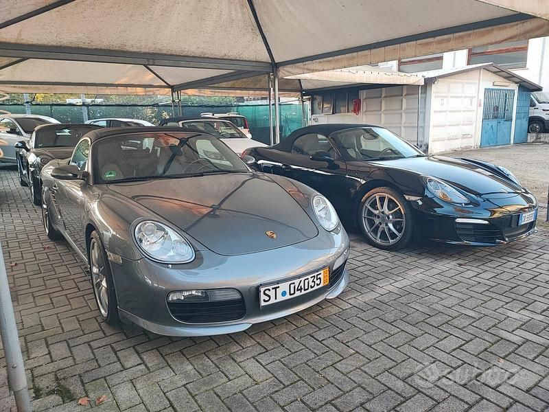Usata Porsche Boxster 180 CV (132 kW) 2008 Grigio Cabrio