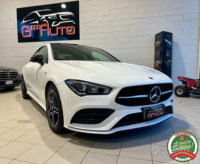 Usata Mercedes CLA200 Premium 150 CV (110 kW) 2021 Bianco Coupé