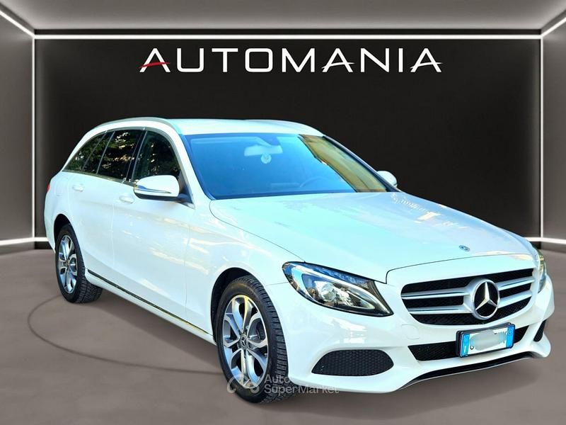 Usata Mercedes C180 Business 116 CV (85 kW) 2016 Bianco Station wagon