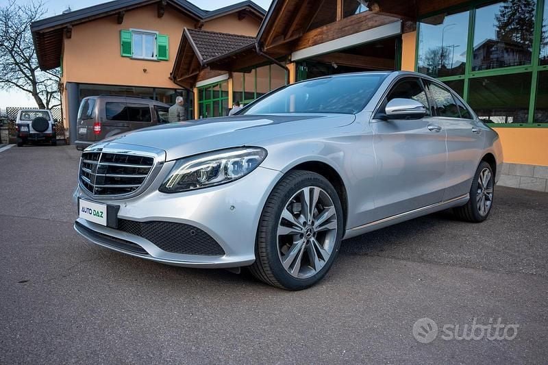 Usata Mercedes C220 Exclusive 194 CV (142 kW) 2021 Grigio Berlina