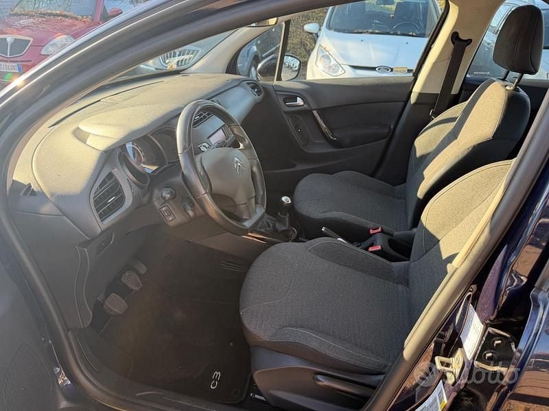 Usata Citroën C3 SELECTION 75 CV (55 kW) 2015 Blu Berlina