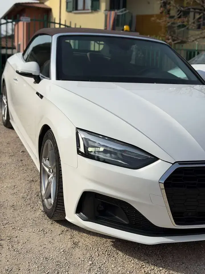 Usata Audi A5 Cabriolet 204 CV (150 kW) 2022 Bianco Cabrio