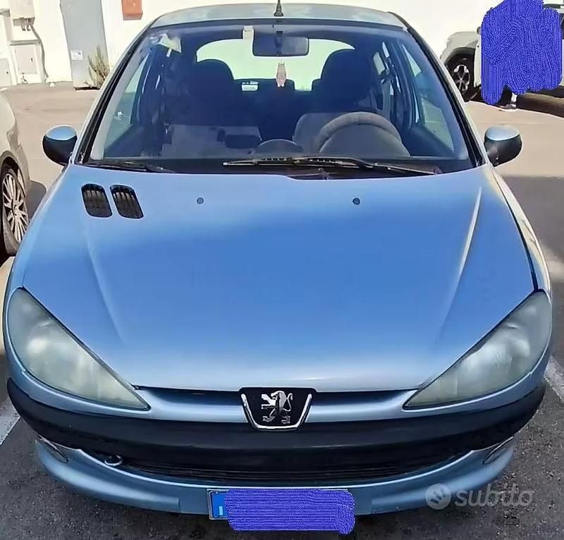 Usata Peugeot 206 60 CV (44 kW) 2002 Blu Utilitaria