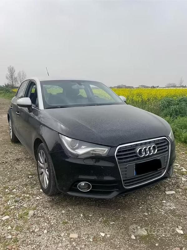 Usata Audi A1 Ambition 105 CV (77 kW) 2013 Nero Utilitaria