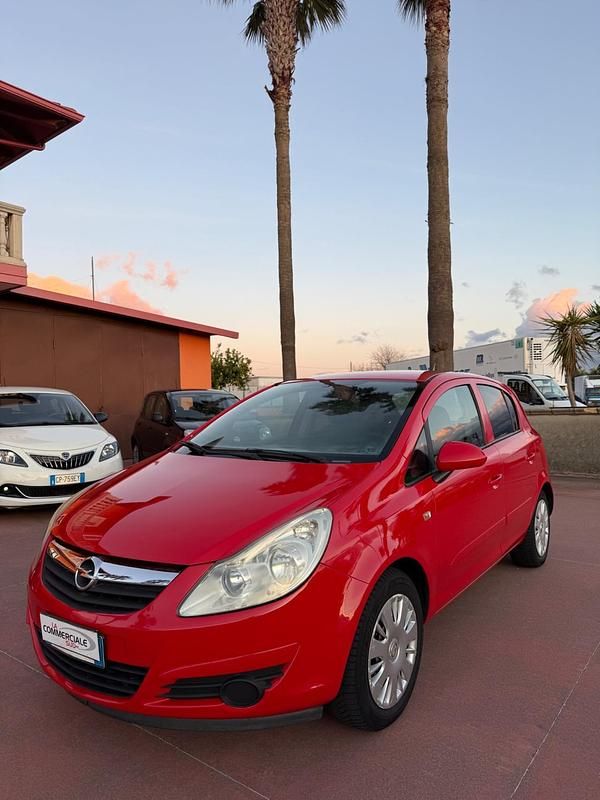 Usata Opel Corsa 80 CV (58 kW) 2008 Rosso Utilitaria