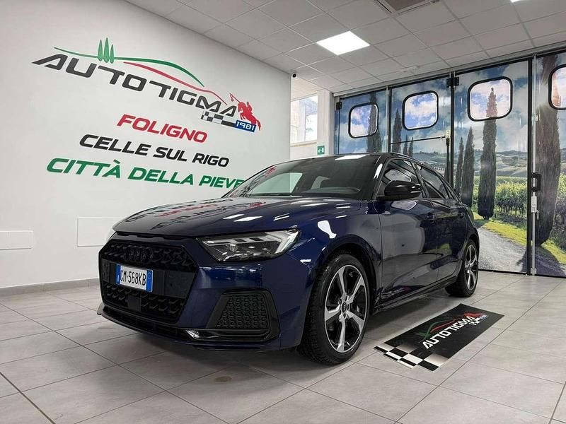 Usata Audi A1 Sportback S-Line 110 CV (80 kW) 2023 Blu/azzurro Utilitaria