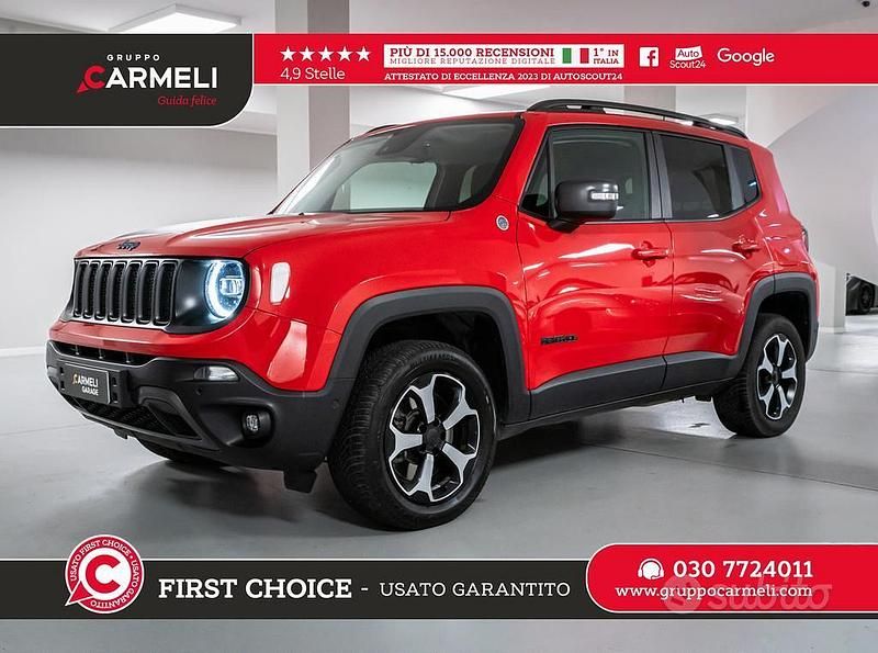 Usata Jeep Renegade Trailhawk 241 CV (177 kW) 2021 Rosso SUV
