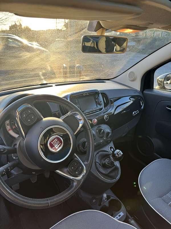 Usata Fiat 500 Lounge 69 CV (50 kW) 2017 Nero Utilitaria
